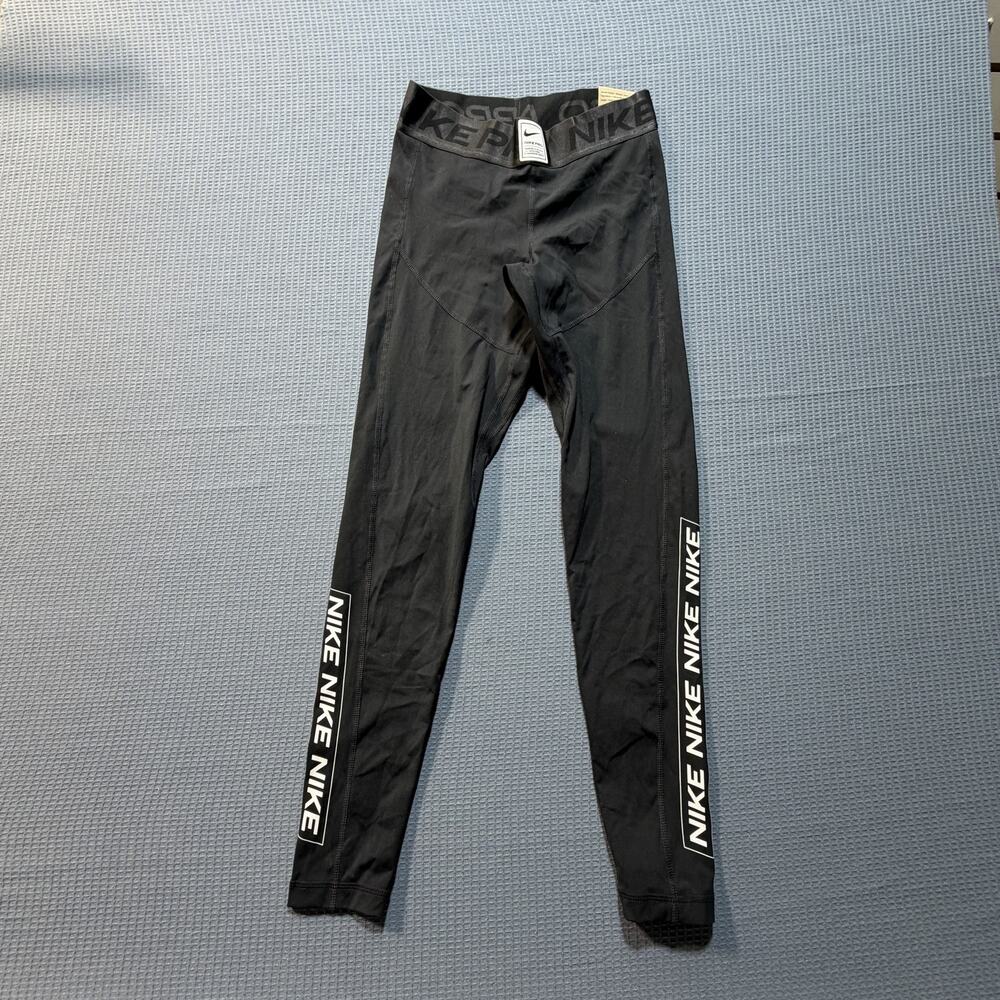 Nike High-Waisted Full‎ Length Sport Leggings Women Sz S Black Brand New